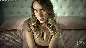 cadence lux bounces boobs riding cock in taboo game creampie