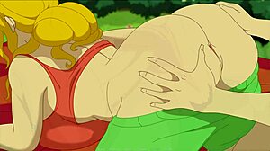 secret of the house... busty blonde milf sneaks amazing creampie sex next to clueless husband