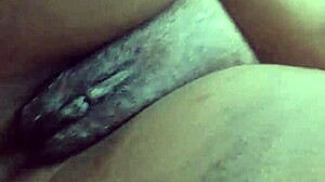 😋 cumming hard in that tight ebony ass pussy spread! 💦