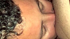 Wife's huge clit sucked on cam, wet pussy moans rich