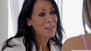 Sexy MILF Reagan Foxx Licks Facesits Stepdaughter's Tight Pussy Yoga Style