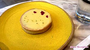 Horny Greek Couple's Kinky Pov Shower Fuck Splashes Color