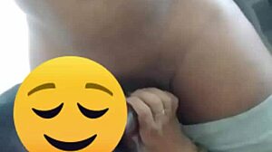 Irresistible African bride sucks big cock in motel garage.