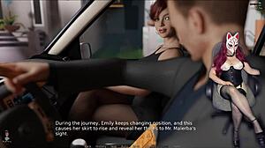 just wed and she's already fingering for more outdoor fun...