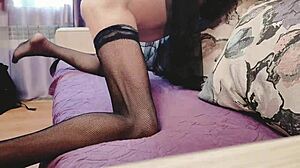 I pound my skinny milf wife's tight hole