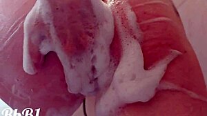 the redhead wife teases her young lover with juicy ass and natural tits before deeper play