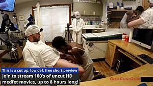 nurse rina arem loses virginity in hospital fetish clinic