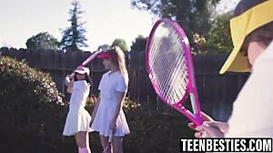 big tits besties join me for pov foursome with sloppy 69 pussy licking and cum swallow