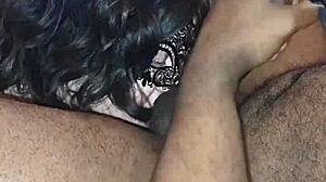 i crave this bbw latina milf sucking my huge black cock till cum floods her mouth