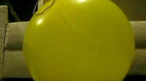 sophie i meant balloons... fingering my hairy pussy with toys in bathroom webcam