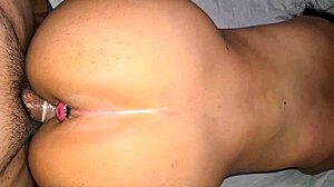 desperate single mom begs for quick anal cash fuck before son arrives home