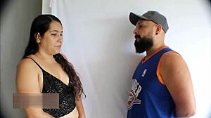 hot colombian milf mother-in-law fucks to revenge unfaithful girlfriend in homemade sex