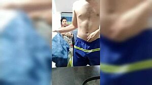 Colombian Maid's Big Natural Tits Bounce During House Fuck