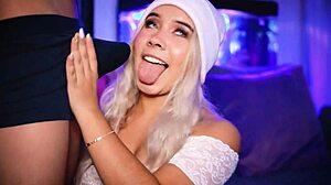 my boyfriend can't resist as i tease him with mouth sucking and fat colombian ass