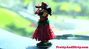 Glamcore Busty Milf Takes Hard Railing from Two Cocks in Close-Up Threesome Spitfest