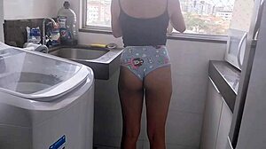 My Maid Teases in Tiny Shorts Around House Part 1