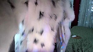 damn this mature bitch rocks that fur coat while fucking hard