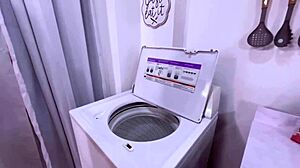 curvy big ass milf lures repairman to ride her in kitchen