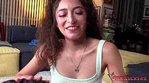 i crave brunette amber summer's teasing deepthroat on that monster cock so bad