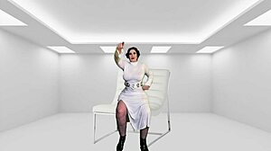 granny princess leia, finger fuck your dark side till you cum hard?