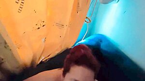 thick curvy latina homemade blowjob on huge cock with big natural tits