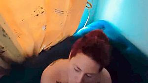 thick curvy latina homemade blowjob on huge cock with big natural tits