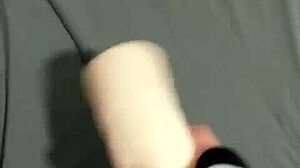 transgirl pounds fleshlight hard in full crossdressing fuck movie