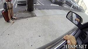 rough doggystyle pounding salacious tight cum-hole for euro teen maddy rose