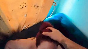 thick curvy latina homemade blowjob on huge cock with big natural tits