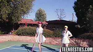 big tits besties join me for pov foursome with sloppy 69 pussy licking and cum swallow