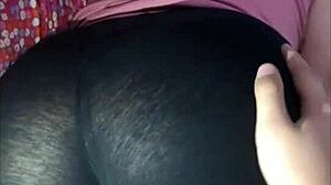 gym yoga leggings tease turns homemade fuck with hot neighbor