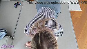 Step Sister Shares Tight Pussy After Car Wreck Missionary Doggystyle Cum