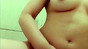 young babe showers tits waxed smooth hot