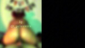 Petite Clown Latina Teen Rides Big Cock Post-Halloween Party