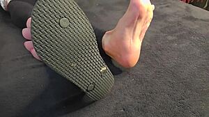 mia's saggy tits petite feet tease pov