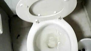 nude pic makes her piss in shower!