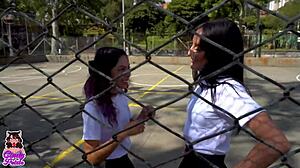 wanna skip class with me and play scissoring instead?