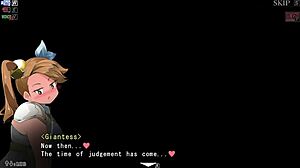 Feel my huge tall body crush you in this femdom facesitting defeat scene