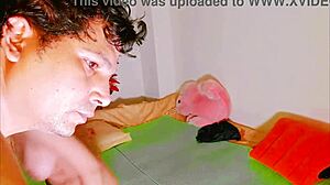 Boyfriend's first rough ride on cute teen rumpa21?