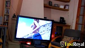 oh man, brunette cristal cherry's big tits bounce while i fuck her doggystyle and missionary...