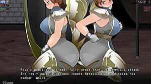 Feel my huge tall body crush you in this femdom facesitting defeat scene