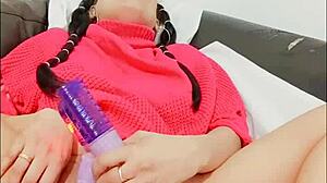 i couldn't stop watching playful blue's full squirt solo dildo play uncensored