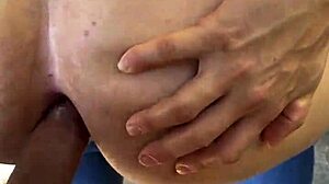 ella drops jeans for outdoor rough anal creampie culote