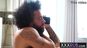 wet slippery nuru massage turns into sex with big ass milf lacey jayne