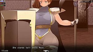 Feel my huge tall body crush you in this femdom facesitting defeat scene