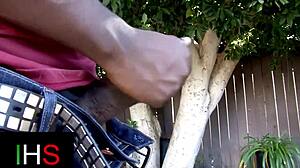 wanna see brunette assfucked by huge cock creampie cumshot