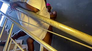 bbw italian big ass worshipped fucked hard staircase