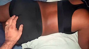 Chubby latina half-sis begs for rough anal bareback only