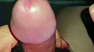 solo amateur demonstrates intense two finger cock jack off