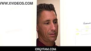 stepdaughter fiona frost's wild threesome orgy with stepdad and uncle